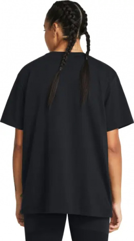 Футболка женская Under Armour CAMPUS OVERSIZE черная 1387193-001