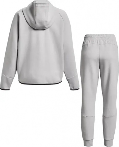 Спортивный костюм женский Under Armour UNSTOPPABLE FLEECE серый 1379842-011&1379846-011