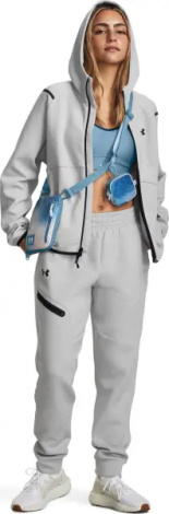 Спортивный костюм женский Under Armour UNSTOPPABLE FLEECE серый 1379842-011&1379846-011