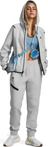 Толстовка женская Under Armour UNSTOPPABLE FLEECE серая 1379842-011