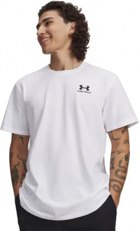 Футболка Under Armour LOGO EMBROIDERED HEAVYWEIGHT белая 1373997-100