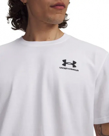 Футболка Under Armour LOGO EMBROIDERED HEAVYWEIGHT белая 1373997-100