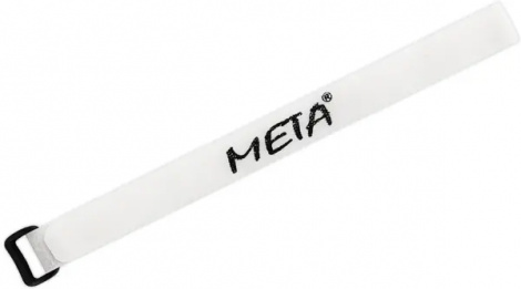 Ремінець із застібкою-липучкою для стійок і бар'єрів Meta VELCRO STRAP білий 1210010200