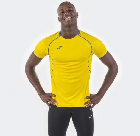 Футболка Joma OLIMPIA 100736.907 желто-синяя