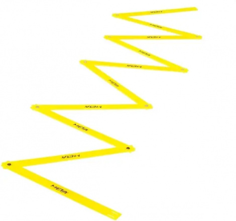 Координаційна драбина зиг-заг Meta AGILITY SMART CRISS-CROSS LADDER 8 м жовта 1000021975