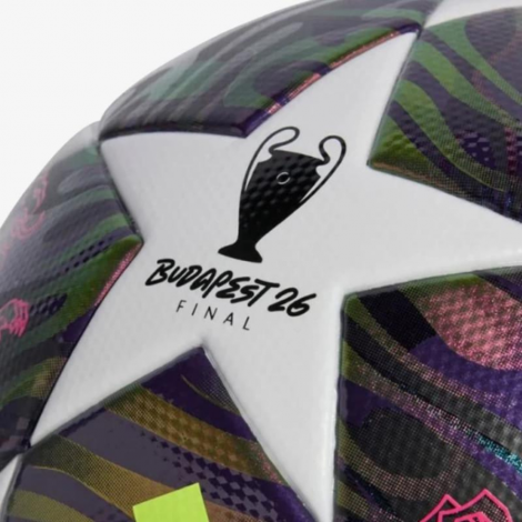 Футбольный мяч adidas UCL League Box Лига Чемпионов Будапешт 2026 FIFA Quality (термошов)