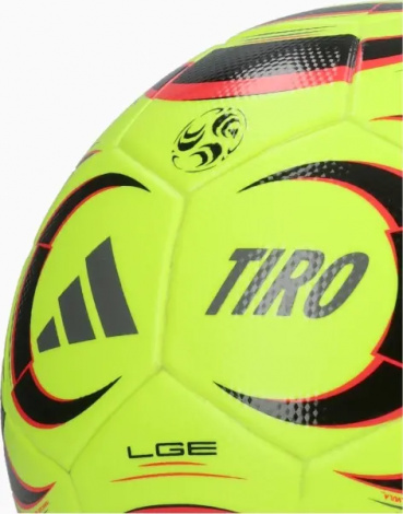 Футбольний м'яч Adidas TIRO LEAGUE лимонно-чорно-червоний