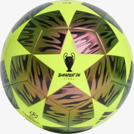 Футбольный мяч Adidas UCL CLUB FINAL оливково-лаймово-черный