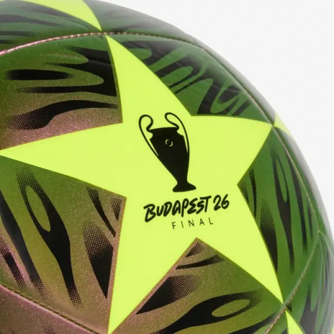 Футбольный мяч Adidas UCL CLUB FINAL оливково-лаймово-черный