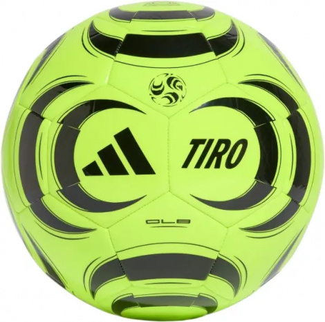 Футбольний м'яч Adidas TIRO CLUB лаймово-чорний