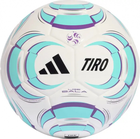 Футзальный мяч Adidas TIRO LEAGUE SALA бело-бирюзово-фиолетовый