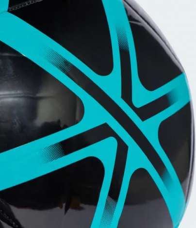 Футбольний м'яч Adidas STARLANCER CLUB чорно-бірюзовий