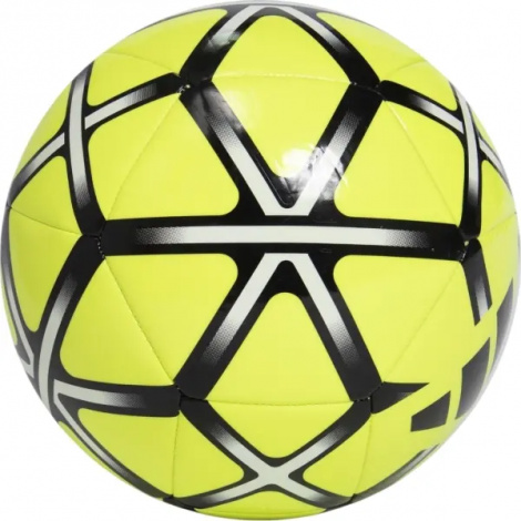 Футбольний м'яч Adidas STARLANCER CLUB лаймово-чорний