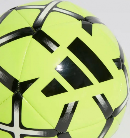 Футбольний м'яч Adidas STARLANCER CLUB лаймово-чорний