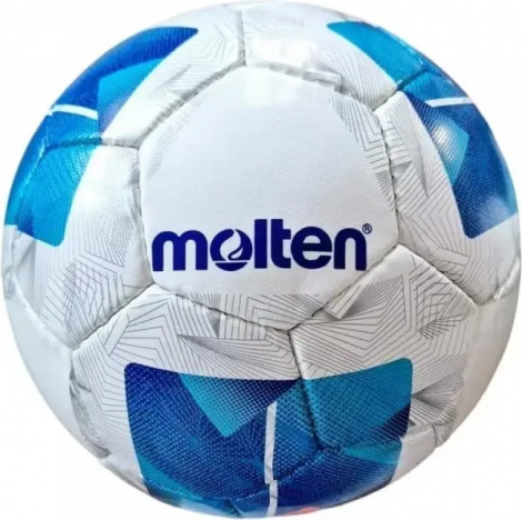 Футбольний м'яч Molten VANTAGGIO 1710 біло-блакитно-помаранчевий