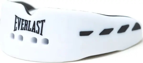 Капа двойная Everlast EVERSHIELD DOUBLE MOUTH GUARD бело-черная P00003602