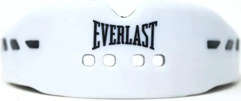 Капа двойная Everlast EVERSHIELD DOUBLE MOUTH GUARD бело-черная P00003602
