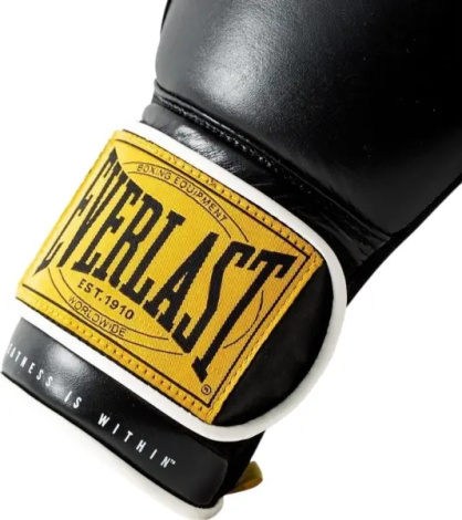 Перчатки боксерские Everlast 1910 CLASSIC TRAINING GLOVE черные (14 унций) P00001711