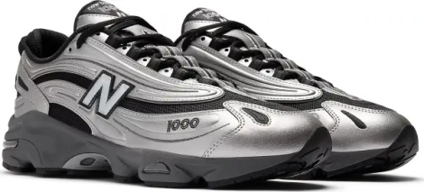 Кроссовки New Balance 1000 серебряно-черные M1000EGR