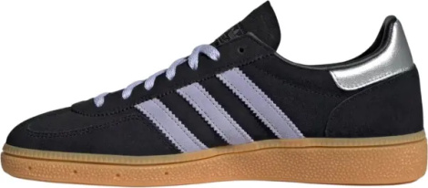 Кроссовки для гандбола женские Adidas HANDBALL SPEZIAL черно-фиолетово-серебряные JS2909