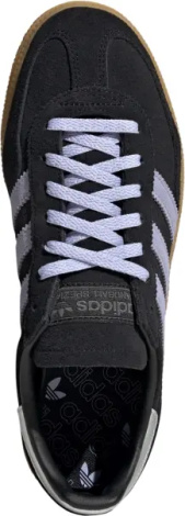 Кроссовки для гандбола женские Adidas HANDBALL SPEZIAL черно-фиолетово-серебряные JS2909