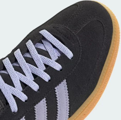 Кроссовки для гандбола женские Adidas HANDBALL SPEZIAL черно-фиолетово-серебряные JS2909