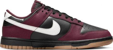 Кросівки жіночі Nike DUNK LOW NEXT NATURE бордово-чорні HM9658-600