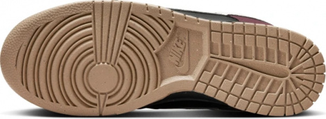 Кросівки жіночі Nike DUNK LOW NEXT NATURE бордово-чорні HM9658-600