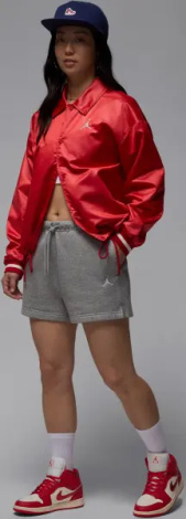 Кросівки жіночі Nike AIR JORDAN 1 MID SE червоно-білі HJ9337-106