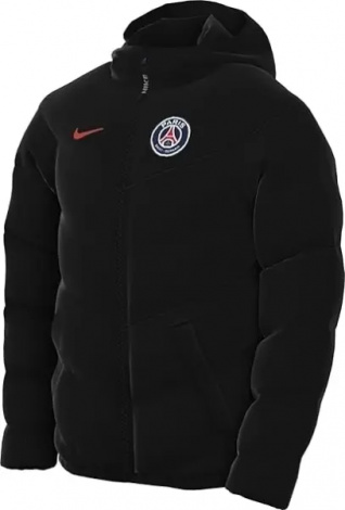 Куртка подростковая Nike PSG SYNTHETIC-FILL черная FQ3425-010