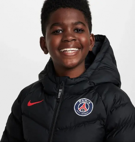 Куртка подростковая Nike PSG SYNTHETIC-FILL черная FQ3425-010