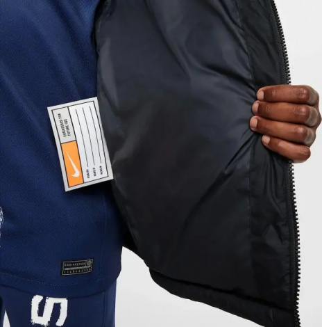 Куртка подростковая Nike PSG SYNTHETIC-FILL черная FQ3425-010