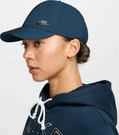 Кепка Nike DRI-FIT CLUB STRUCTURED METAL LOGO темно-синяя FB5371-478