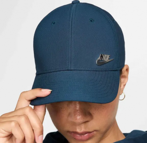 Кепка Nike DRI-FIT CLUB STRUCTURED METAL LOGO темно-синяя FB5371-478