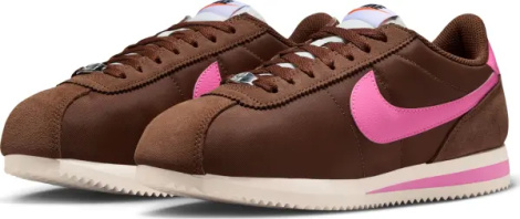Кроссовки женские Nike CORTEZ TEXTILE коричнево-розовые DZ2795-203