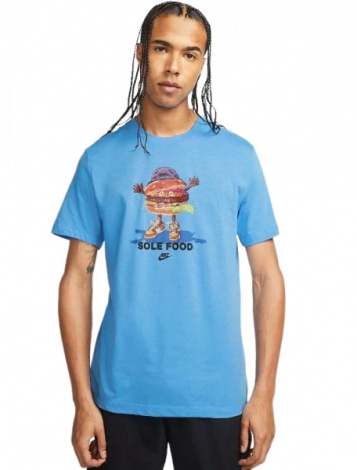 Футболка Nike S.O. PK 2 GRAPHIC TEE 3 голубая DN5172-412