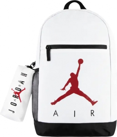 Рюкзак підлітковий Nike JORDAN AIR SCHOOL 17L біло-червоний 9B0503-001