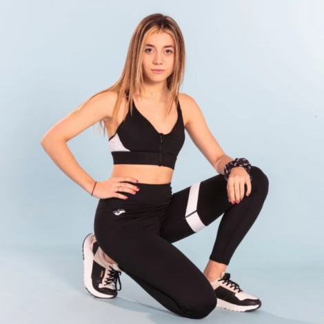 Топ женский Joma DAPHNE черно-белый 800052.102