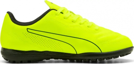Сороконожки (шиповки) детские Puma CLASSICO TT JR лимонно-черные 108844-06