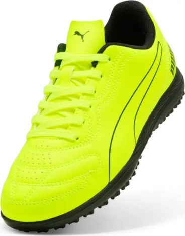 Сороконожки (шиповки) детские Puma CLASSICO TT JR лимонно-черные 108844-06