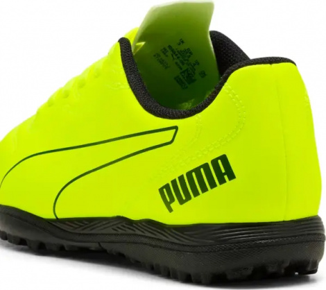 Сороконожки (шиповки) детские Puma CLASSICO TT JR лимонно-черные 108844-06