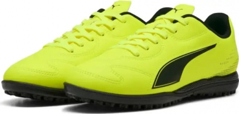 Сороконожки (шиповки) детские Puma VITORIA II TT JR лимонно-черные 108504-06