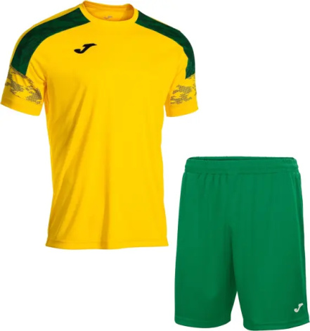 Комплект футбольной формы Joma CHAMPION VIII желто-зеленый 104263.904_100053.450