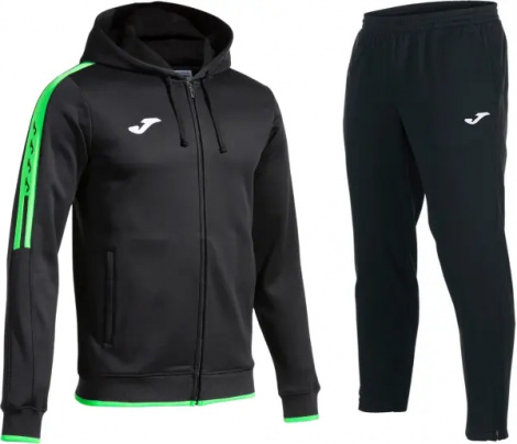 Спортивный костюм Joma OLIMPIADA ELBA черно-зеленый 103707.117_100540.100