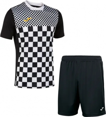Комплект футбольної форми Joma FLAG III чорно-білий 103157.102_100053.100