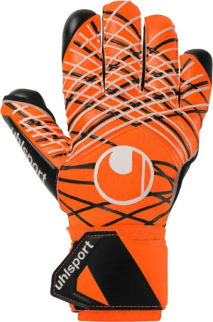 Вратарские перчатки Uhlsport SUPER RESIST+ HN оранжево-черно-белые 1011342 01
