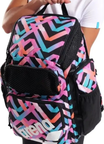 Рюкзак Arena ONE GO BACKPACK AO 45L розово-голубо-черный 010232-102