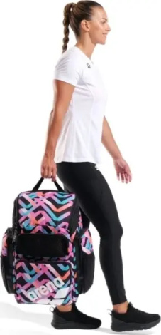 Рюкзак Arena ONE GO BACKPACK AO 45L розово-голубо-черный 010232-102