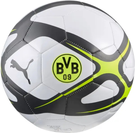 Футбольний м'яч Puma BORUSSIA DORTMUND CULTURE біло-чорно-лаймовий