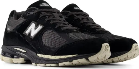 Кроссовки New Balance 2002R черно-молочные U2002RL